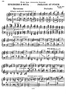 Four Preludes and Fugues, Op.101: Prelude and Fugue No.4 by Alexander Glazunov