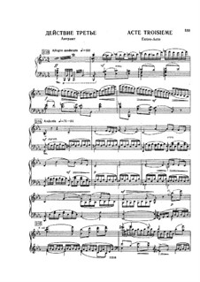 Raymonda, Op.57: Act III for piano by Alexander Glazunov