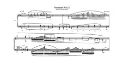 Nocturne No.12 for piano, MVWV 711: Nocturne No.12 for piano by Maurice Verheul