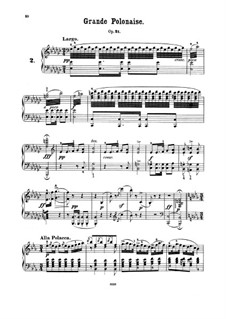 Grand Polonaise, J.59 Op.21: For piano by Carl Maria von Weber