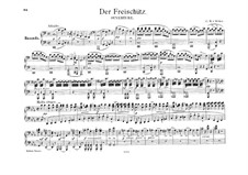 Overture: For piano four hands by Carl Maria von Weber