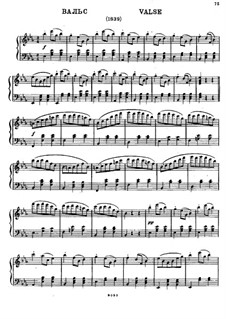 Waltz for Piano in E Flat Major: For piano by Mikhail Glinka