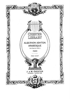 Four Piano Pieces, Op.146: For a single performer by Algernon Ashton