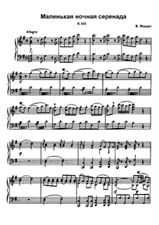 Complete Movements (Little Night Music, K.525) By W.A. Mozart On.