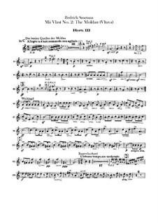 Vltava, T.111: Horns III-IV parts by Bedřich Smetana