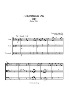 Taps: For string trio by Daniel Adams Butterfield