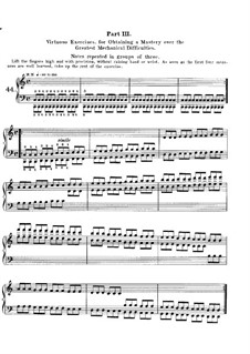 The Virtuoso Pianist: Part III by Charles-Louis Hanon