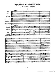 Symphony No.100 in G Major 'Militaire', Hob.I/100: Movement I by Joseph Haydn