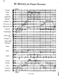 Complete Suite: Movement III – full score by Gustav Holst