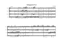 String quartet No.1 in one movement, MVWV 23: String quartet No.1 in one movement by Maurice Verheul