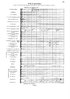 Le chant de la cloche, Op.18: No.5 L'Incendie by Vincent d' Indy