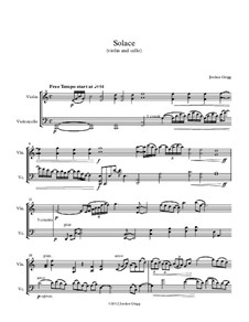 Solace (violin and cello): Solace (violin and cello) by Jordan Grigg