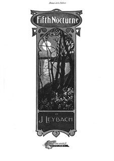 Nocturne No.5 in A Flat Major, Op.52: For piano by Joseph Leybach