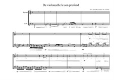 Song for Soprano and Cello Based on a Poems of Karin Boye: No.0b (French text), MVWV 54 by Maurice Verheul