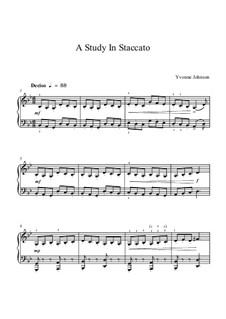 A Study In Staccato: A Study In Staccato by Yvonne Johnson