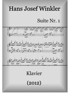 Suite No.1 with four dances: Piano by Hans Josef Winkler