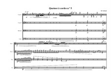 String quartet No.5, MVWV 508: String quartet No.5 by Maurice Verheul