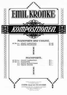 Three Piano Pieces, Op.68: Three Piano Pieces by Emil Kronke