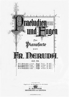 Praeludien und Fugen, Op.78: Nr.2 by Franz Neruda