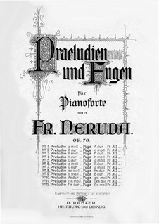 Praeludien und Fugen, Op.78: Nr.8 by Franz Neruda