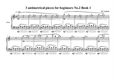 3 antimetrical piano pieces for beginners: Piece No.2, book I, MVWV 355 by Maurice Verheul