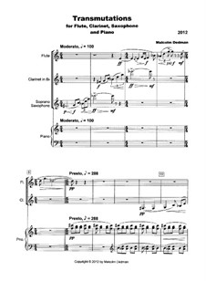 Transmutations, MME32: Transmutations by Malcolm Dedman