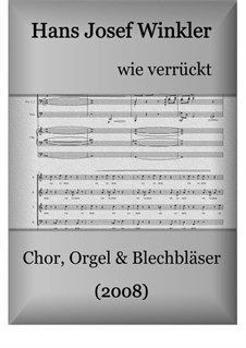 How crazy for choir, organ and brass: How crazy for choir, organ and brass by Hans Josef Winkler