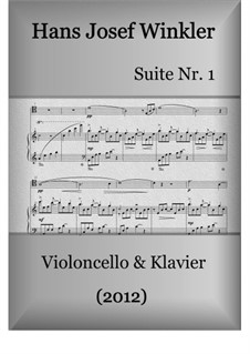 Suite No.1 with four dances: Duo with violoncello by Hans Josef Winkler