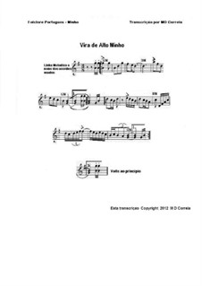 Vira Geral: For accordion (or piano) by folklore