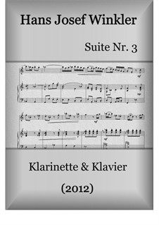 Suite No.3 with three dances: Duo with clarinet by Hans Josef Winkler