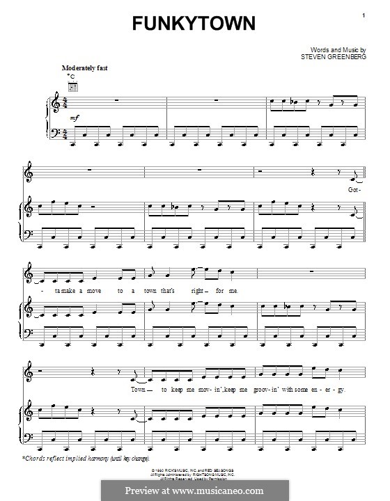 Vocal-instrumental version: For voice and piano (or guitar) by Steven Greenberg