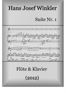 Suite No.1 with four dances: Duo with flute by Hans Josef Winkler