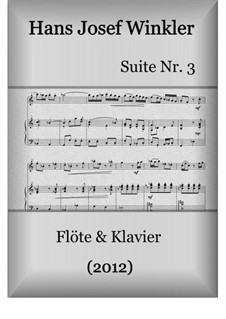 Suite No.3 with three dances: Duo with flute by Hans Josef Winkler