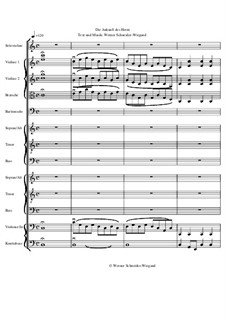 Die Ankunft des Herrn, Op.22 Nr.2: Die Ankunft des Herrn by Werner Schneider-Wiegand