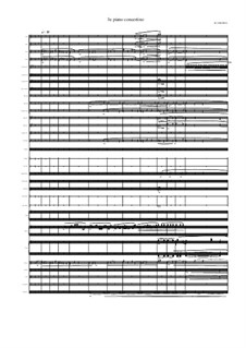 Concertino No.3 for Piano and symphony orchestra, MVWV 277: Concertino No.3 for Piano and symphony orchestra by Maurice Verheul
