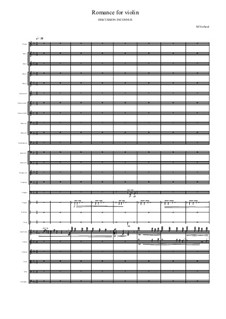 Romance for Violin solo and symphony orchestra, MVWV 219: Romance for Violin solo and symphony orchestra by Maurice Verheul