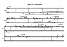 Quiet Movements: No.6 for celesta and piano, MVWV 611 by Maurice Verheul