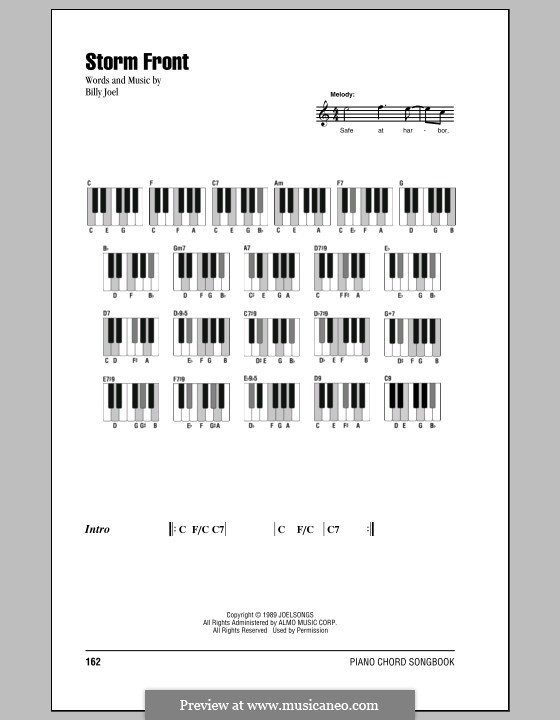 Storm Front: Lyrics and chords by Billy Joel