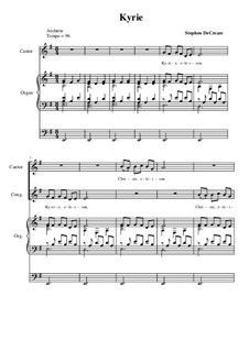 Mass of Saint Martha: Vocal score by Stephen DeCesare