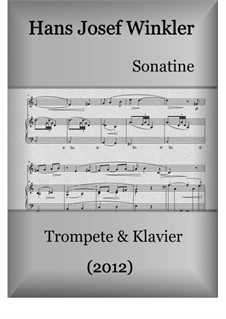 Sonata: For trumpet and piano by Hans Josef Winkler
