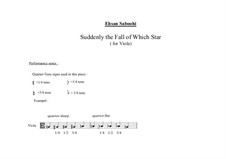 Suddenly the Fall of Which Star?: Suddenly the Fall of Which Star? by Ehsan Saboohi