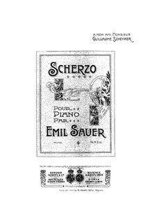 Scherzo: Scherzo by Emil von Sauer