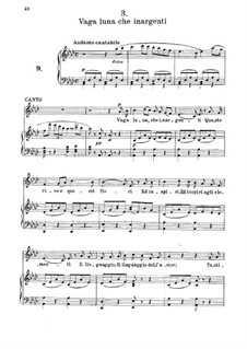 Vaga luna che inargenti by V. Bellini - sheet music on MusicaNeo