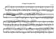 4 Tango's for piano: Tango No.2, MVWV 628 by Maurice Verheul
