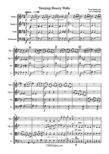 Waltz: For string quartet by Pyotr Tchaikovsky