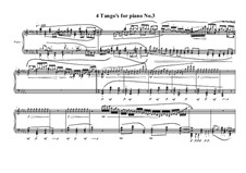 4 Tango's for piano: Tango No.3, MVWV 629 by Maurice Verheul