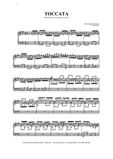 Sonata in A Major: Toccata, for organ by Pietro Domenico Paradies