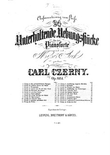 L'Encouragement à l'Etude, Op.684: For piano by Carl Czerny