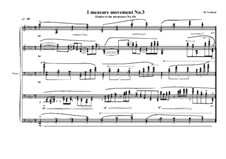 1 measure 'Etudes to the nocturnes' for piano: Movement No.3 (No.10), MVWV 585 by Maurice Verheul