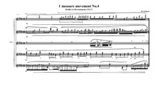 1 measure 'Etudes to the nocturnes' for piano: Movement No.4 (No.7), MVWV 586 by Maurice Verheul
